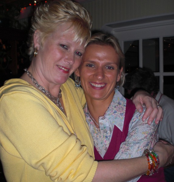 Rhonda & Jola at Abondanza Restaurant, Key West