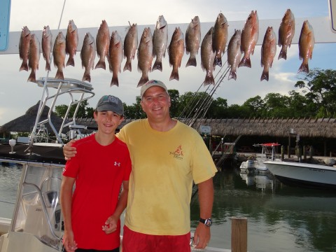 Marathon Florida Keys snapper fishing with Capt. Chris Johnson and SeaSquared Charters