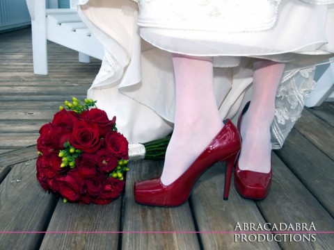 Key West Wedding Photography - Sunset Key, red shoes